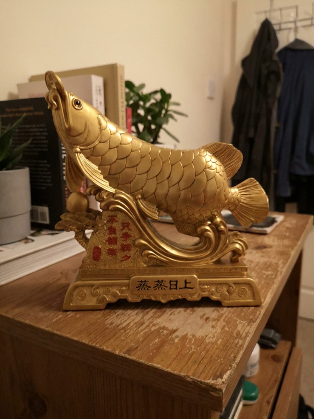 Customer photo review of The Rising Arowana Fortune Ornament
