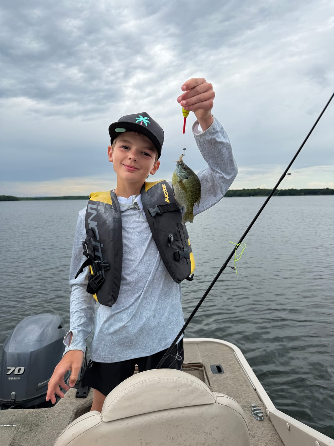 Customer photo review of Grizzled Youth Featherlight Hoodie - UPF 50+