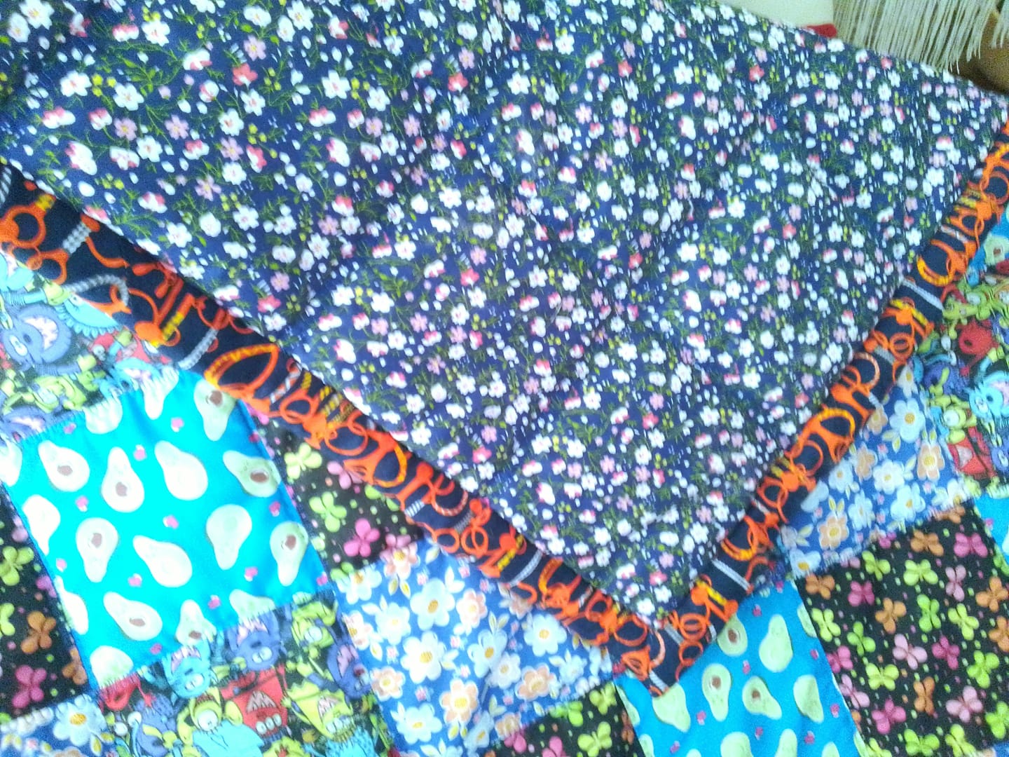 Customer photo review of Chains and Ropes Cotton Poplin Fabric
