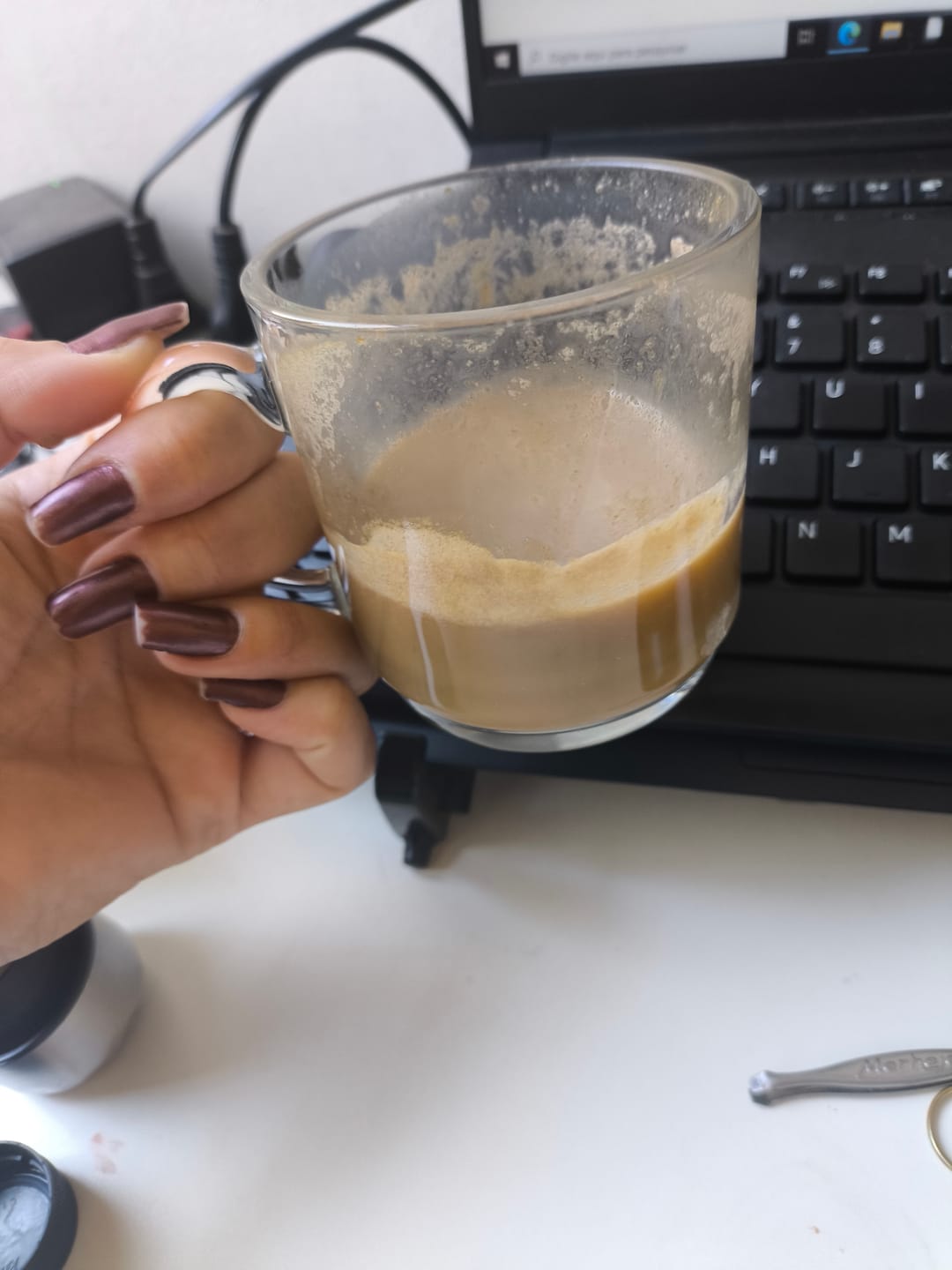 Customer photo review of Supercafé Baunilha com Avelã