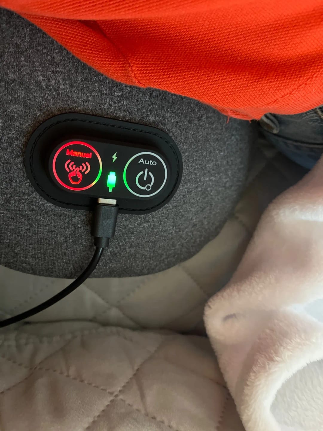 Customer photo review of ORTHEVIA OrthoVital™ Pro 3-in-1 Back Massager
