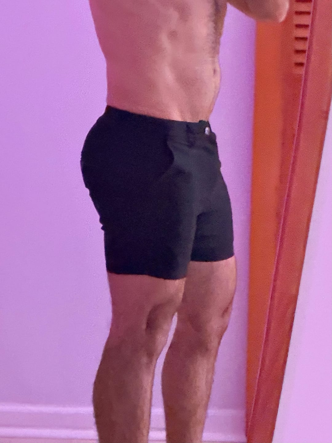 Customer photo review of Ultra-Stretch 5" Chino Shorts - Black
