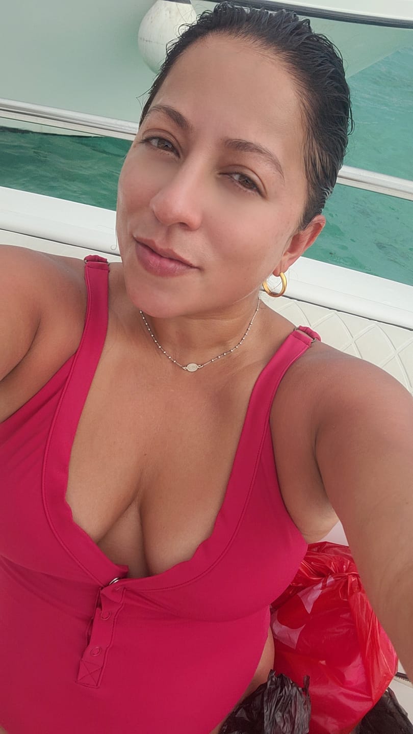 Customer photo review of Amara Hoop Earrings