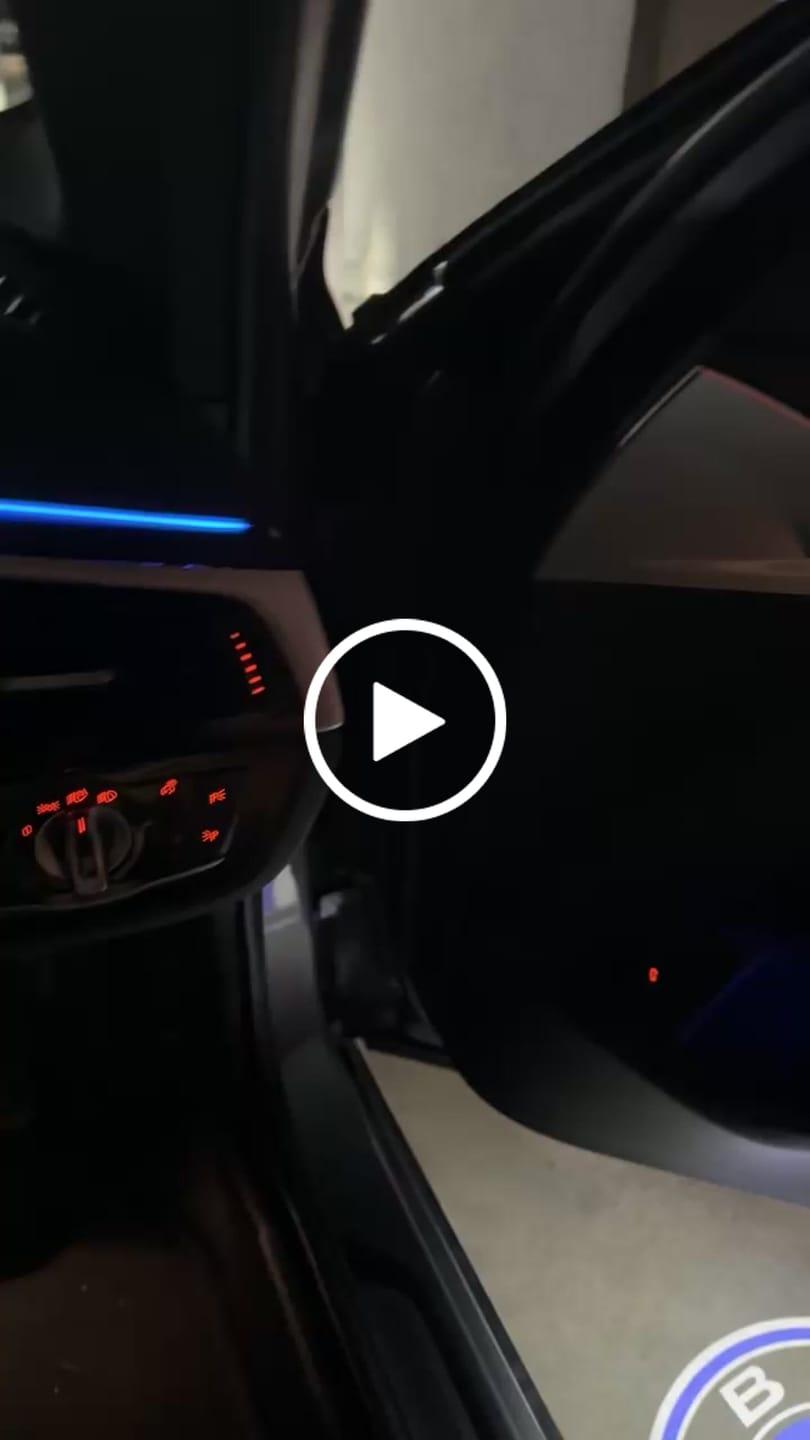 Customer video review of BMW LED Car Door Welcome Logo Shadow Lights | E/F Chassis