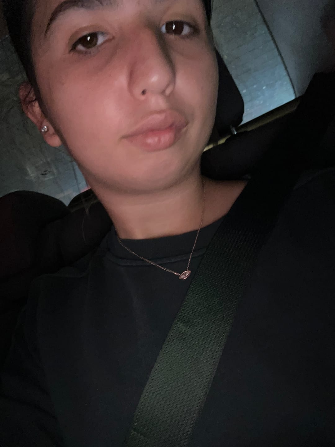 Customer photo review of Niv Necklace Black White Eye