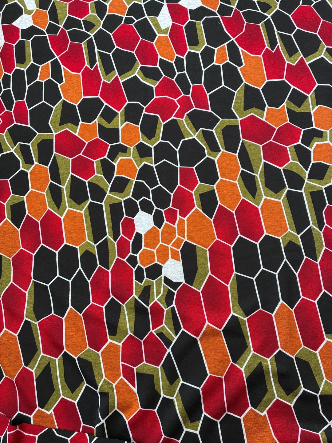 Customer photo review of Modern Mosaic Digital Modal-Touch Jersey Fabric