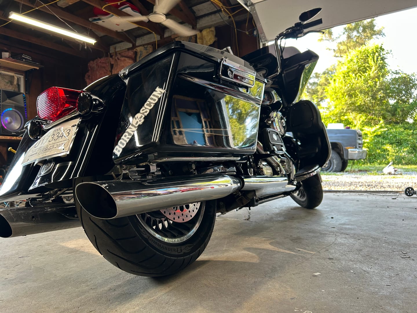 Customer photo review of BORN SCUM LOGO STICKER