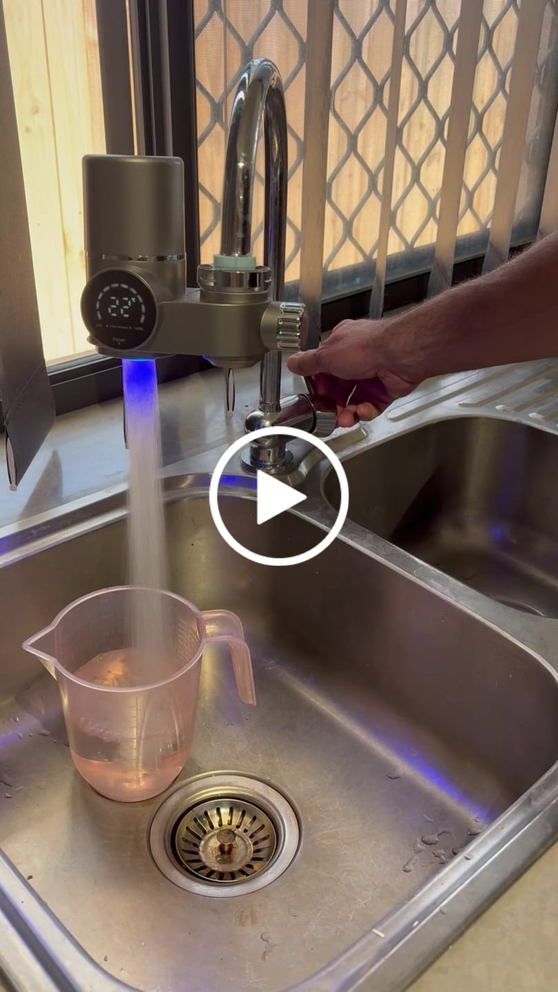 Customer video review of InFlow Tap Filter
