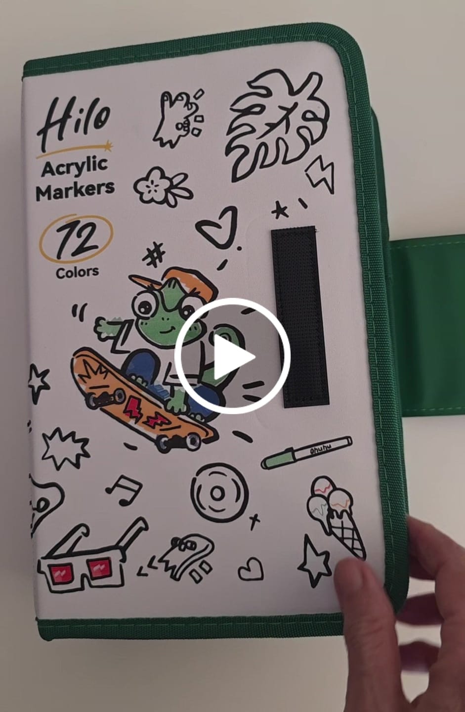 Customer video review of Ohuhu Hilo Series Direct-ink Acrylic Paint Markers