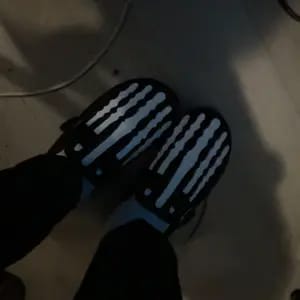 Customer photo review of Skeleton Mule Slides