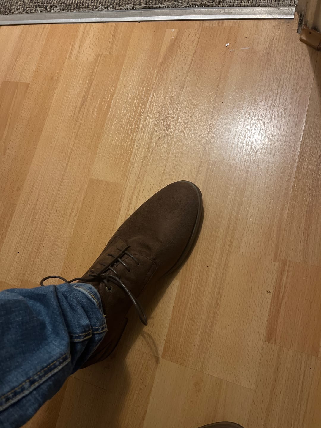 Customer photo review of Oatmeal 2 Derby Shoes