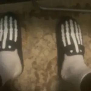 Customer photo review of Skeleton Mule Slides