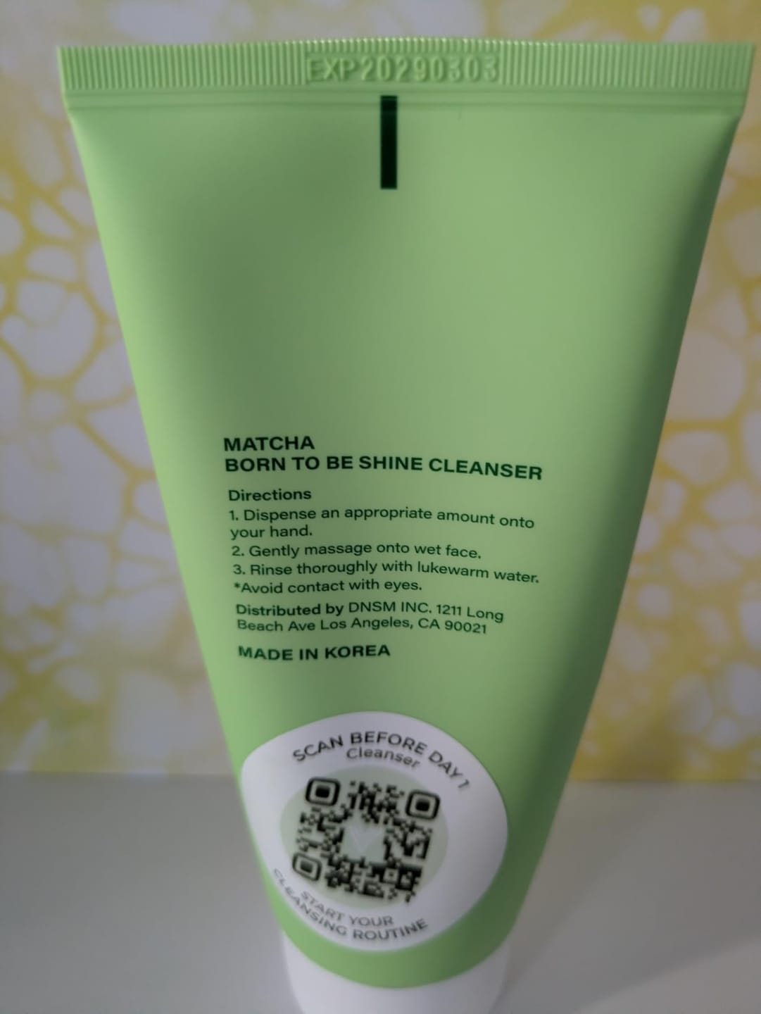 Customer photo review of Foam Cleanser