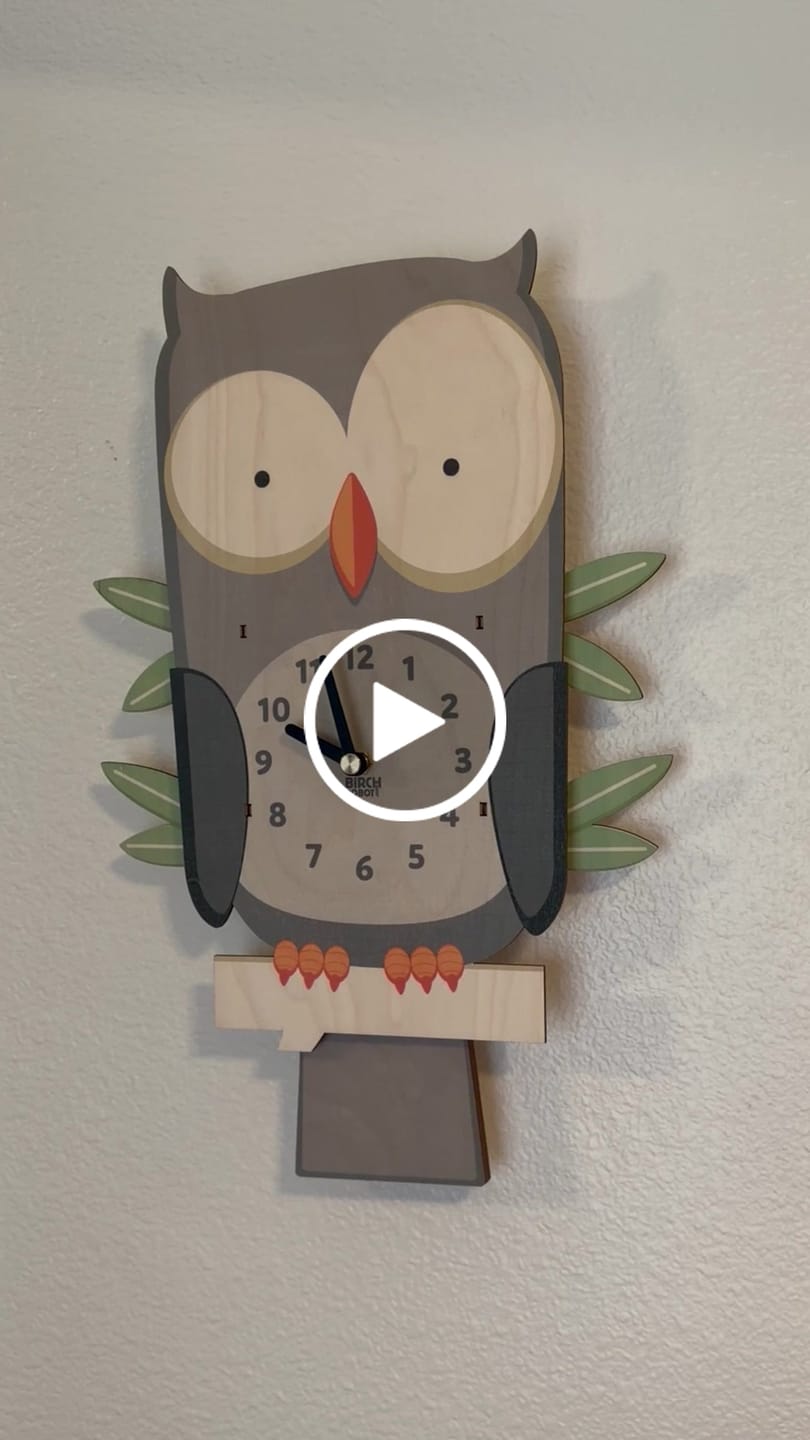 Customer video review of Smokey the Owl Clock