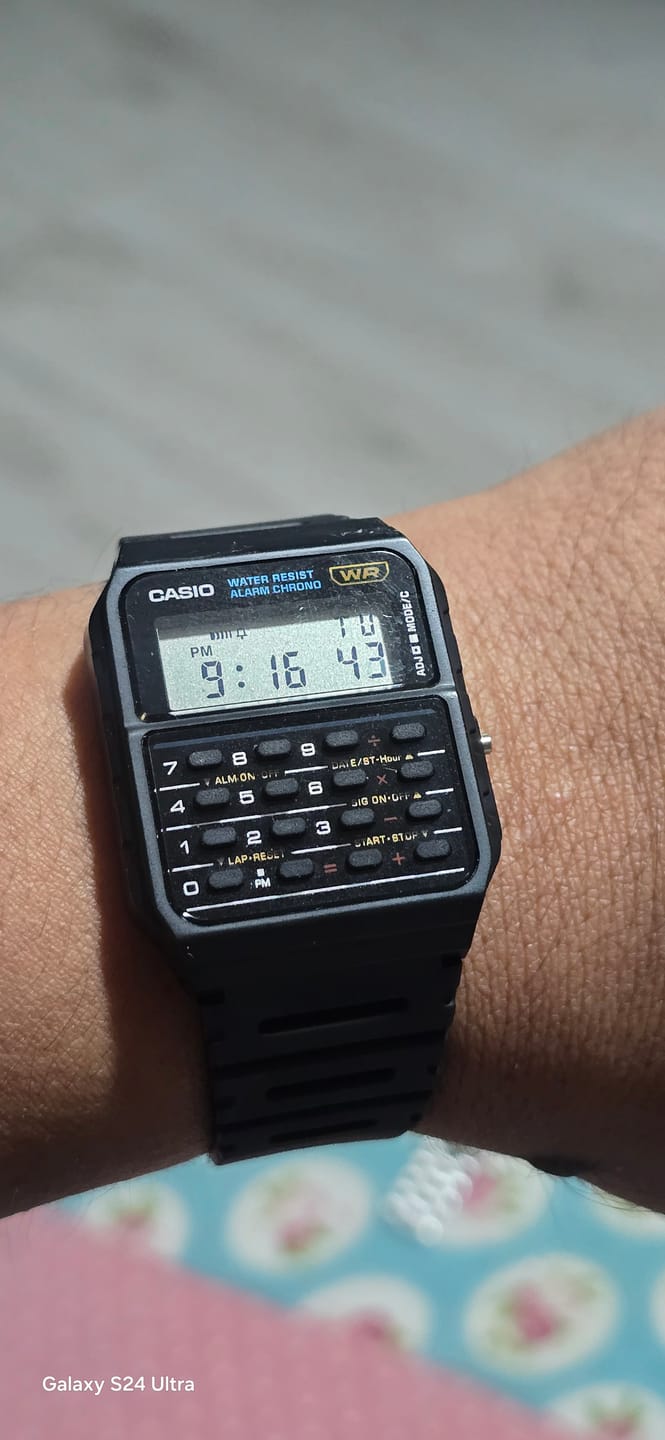 Customer photo review of Reloj Calculadora Casio Vintage CA-53W-1Z Negro