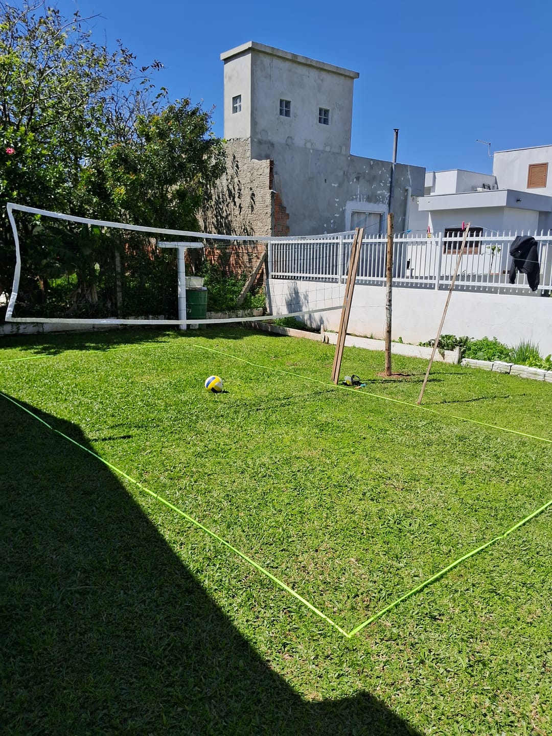 Customer photo review of Rede de Biribol Vôlei de Piscina 4 Faixas