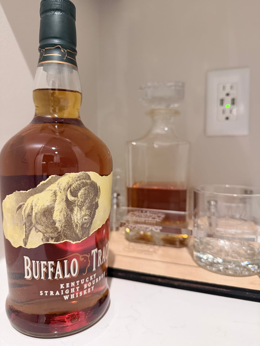 Customer photo review of Buffalo Trace Bourbon Whiskey 3 Pack
