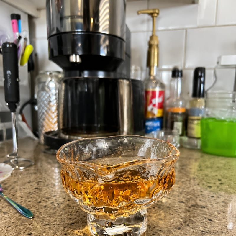 Customer photo review of Takumi Walnut Pattern Tall Teacups