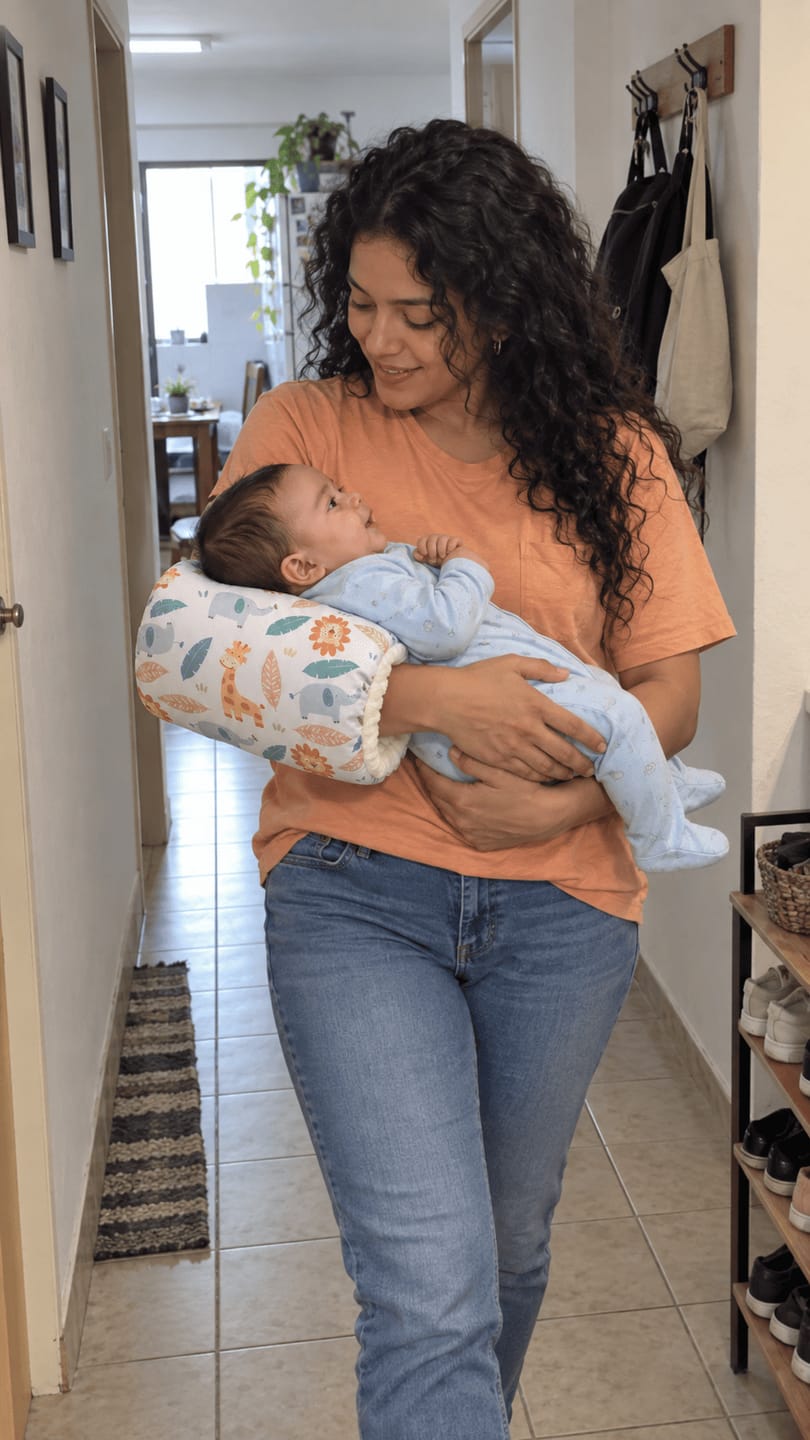 Customer photo review of Cojín de Lactancia