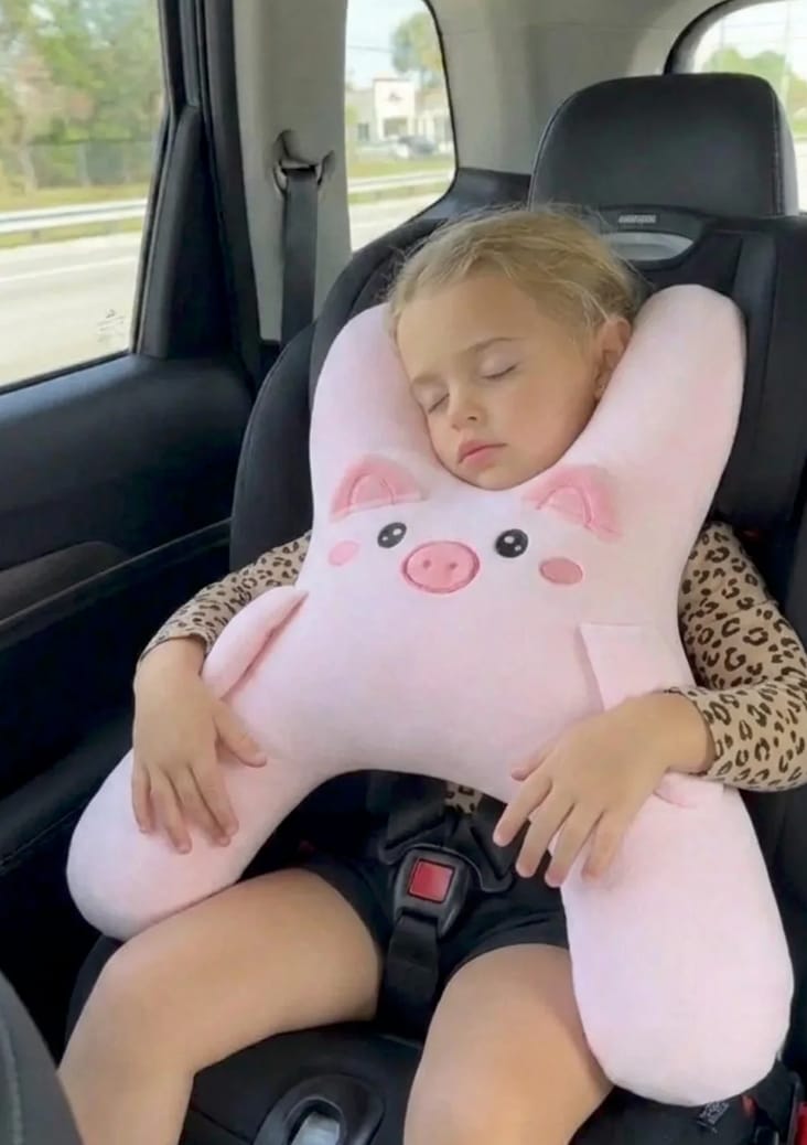 Customer photo review of CuddleRest — Kids Travel Cuddle Buddy