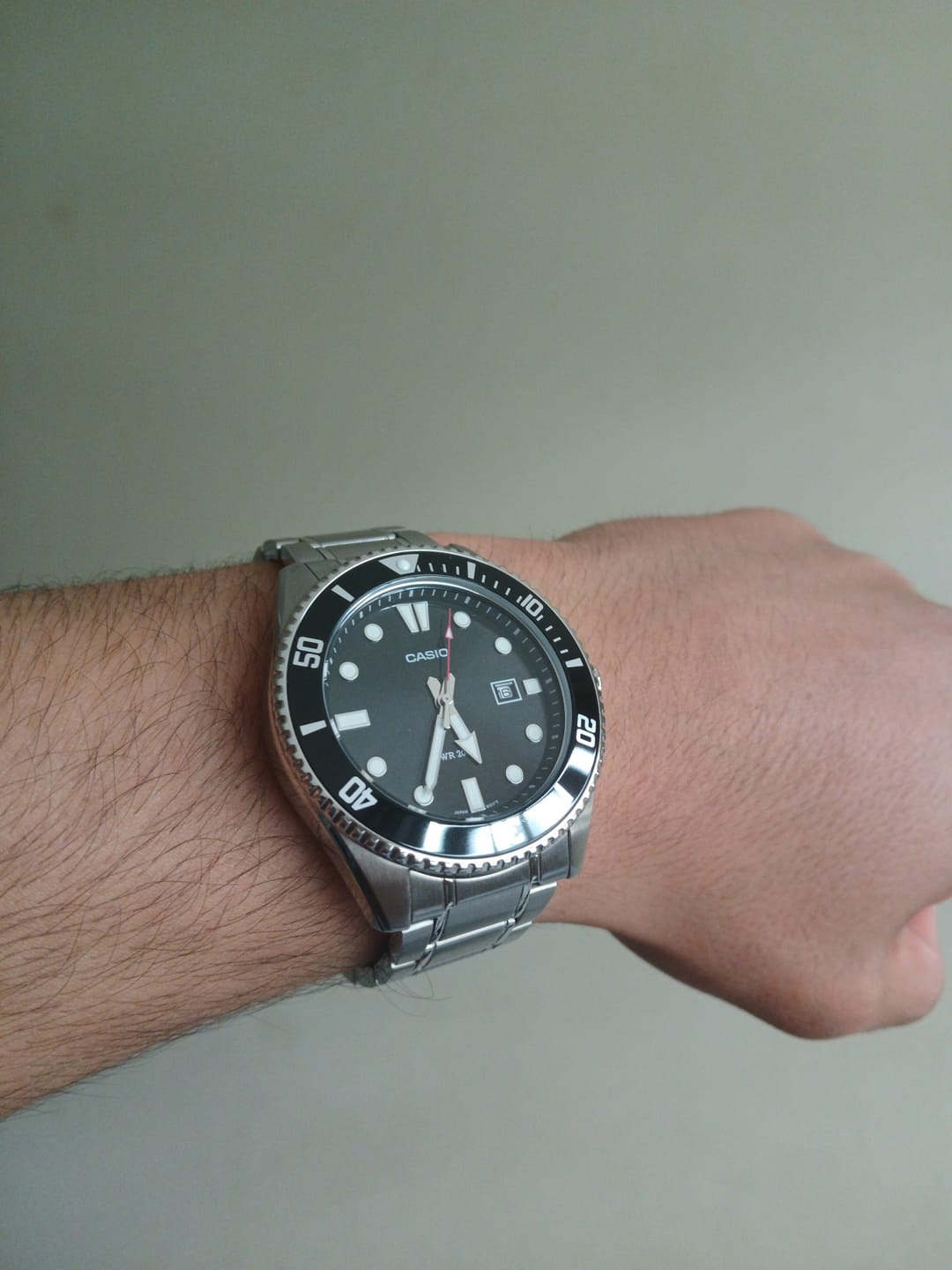 Customer photo review of Reloj Casio Submariner Marlin Duro MDV-107D-1A1V Buceo