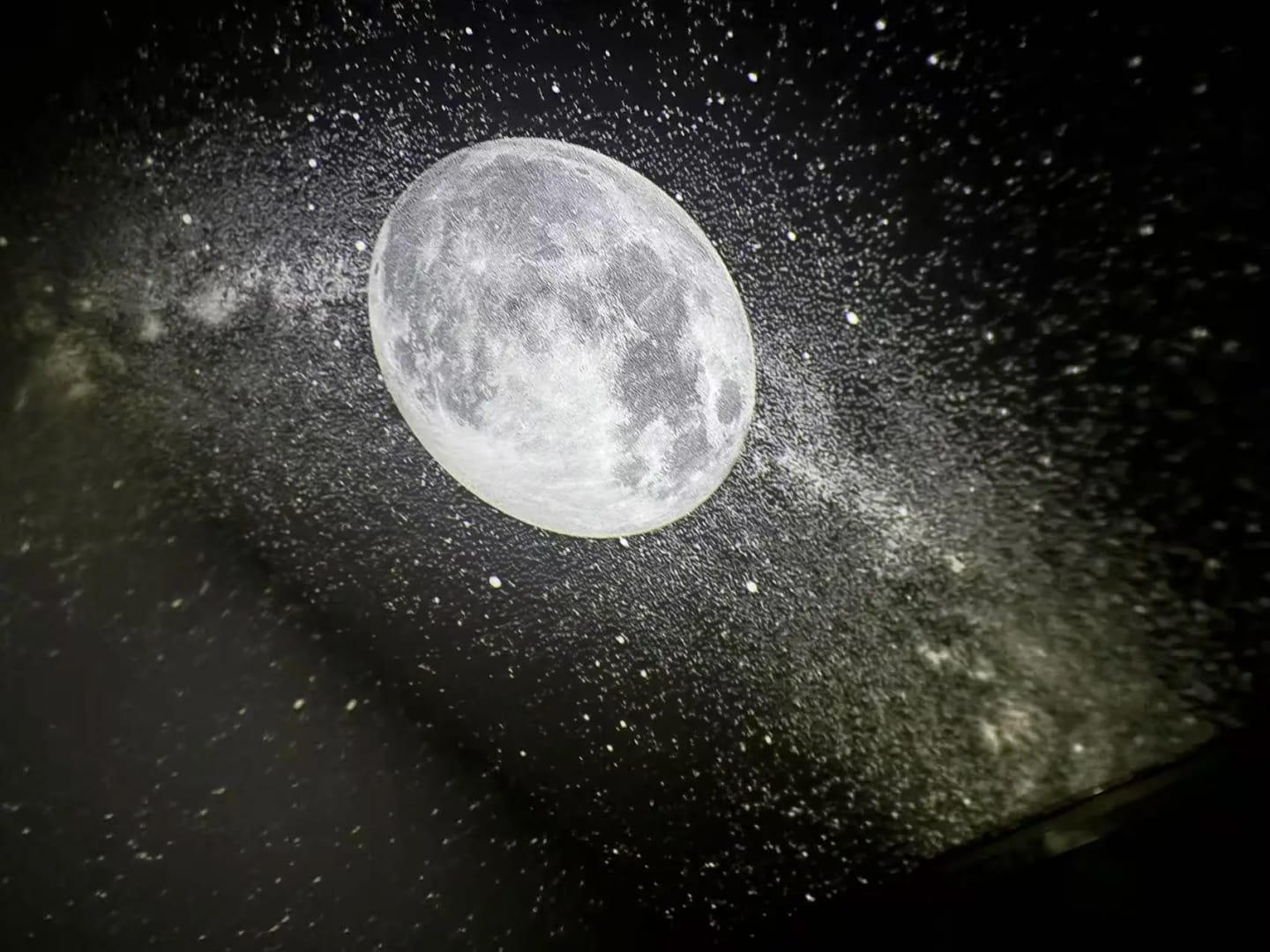 Customer photo review of Starry sky projection lamp