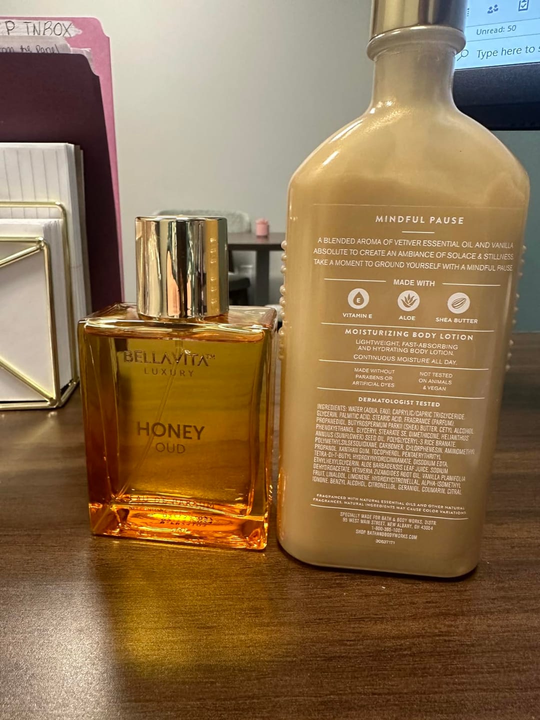 Customer photo review of Honey Oud Perfume