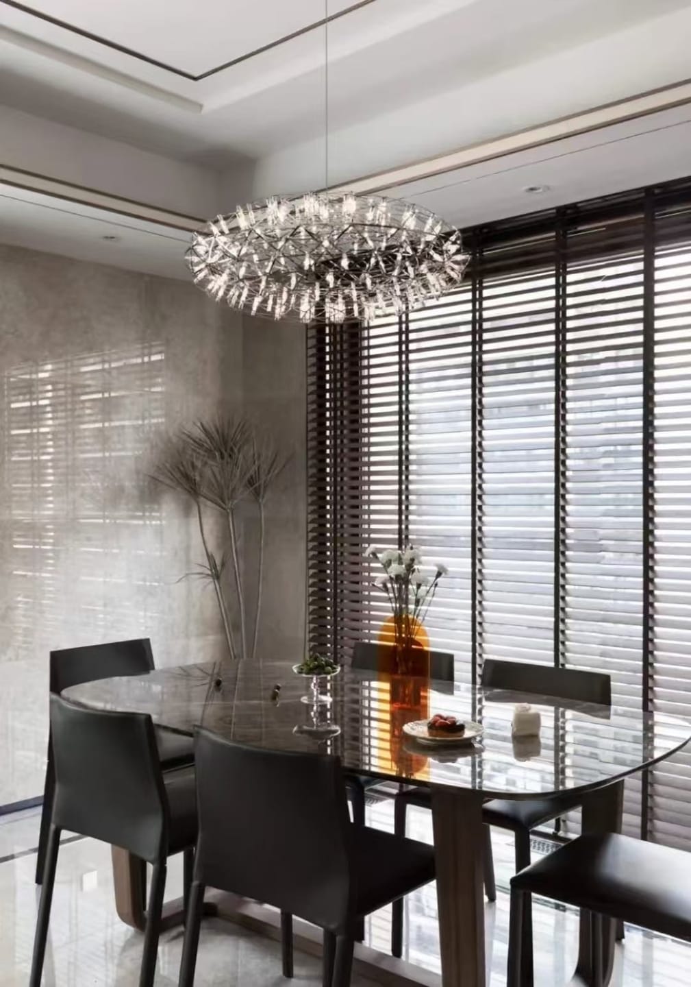 Customer photo review of Sparkling Raimond LED Elliptical Pendant Light