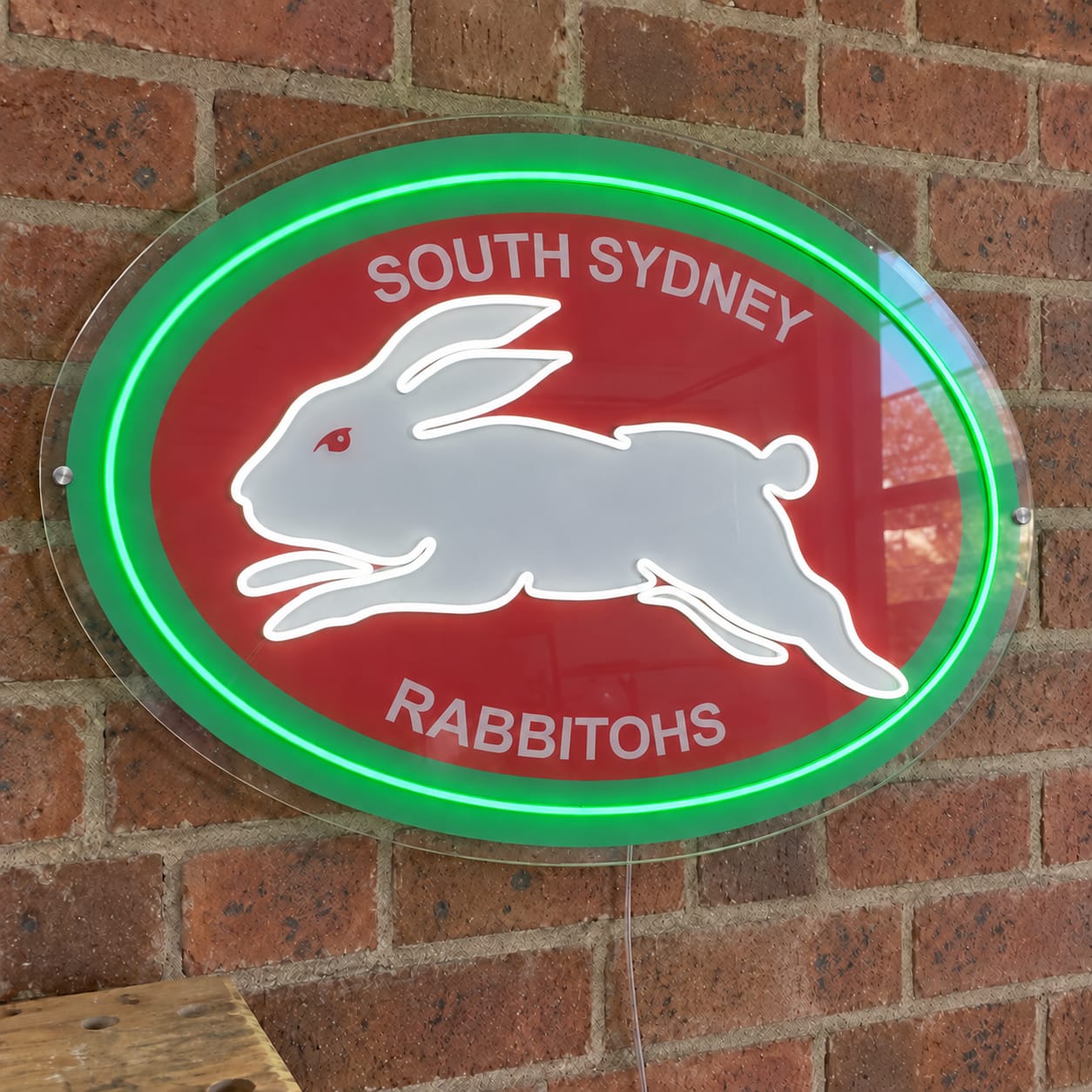 Customer photo review of South Sydney Rabbitohs Neon Sign
