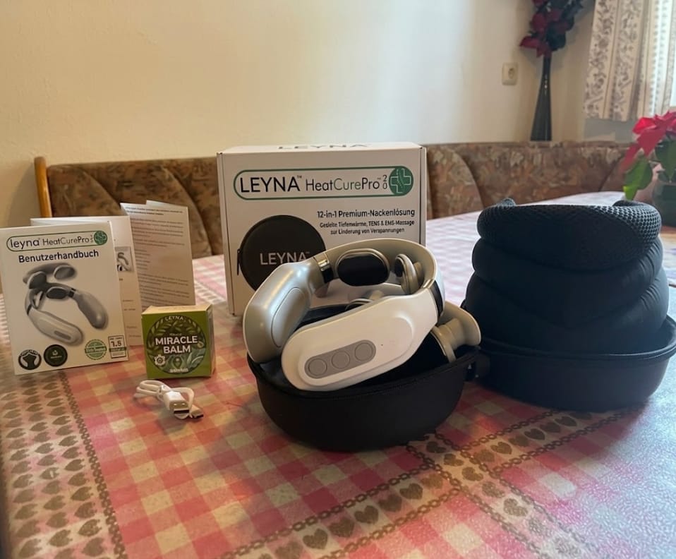 Customer photo review of HeatCurePro 2.0 – Professionelle Tiefenwärme-Massage für deinen Nacken