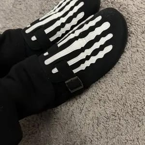 Customer photo review of Skeleton Mule Slides