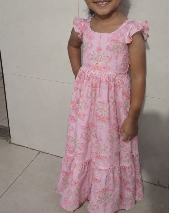 Customer photo review of Vestido Largo para niña - Sara