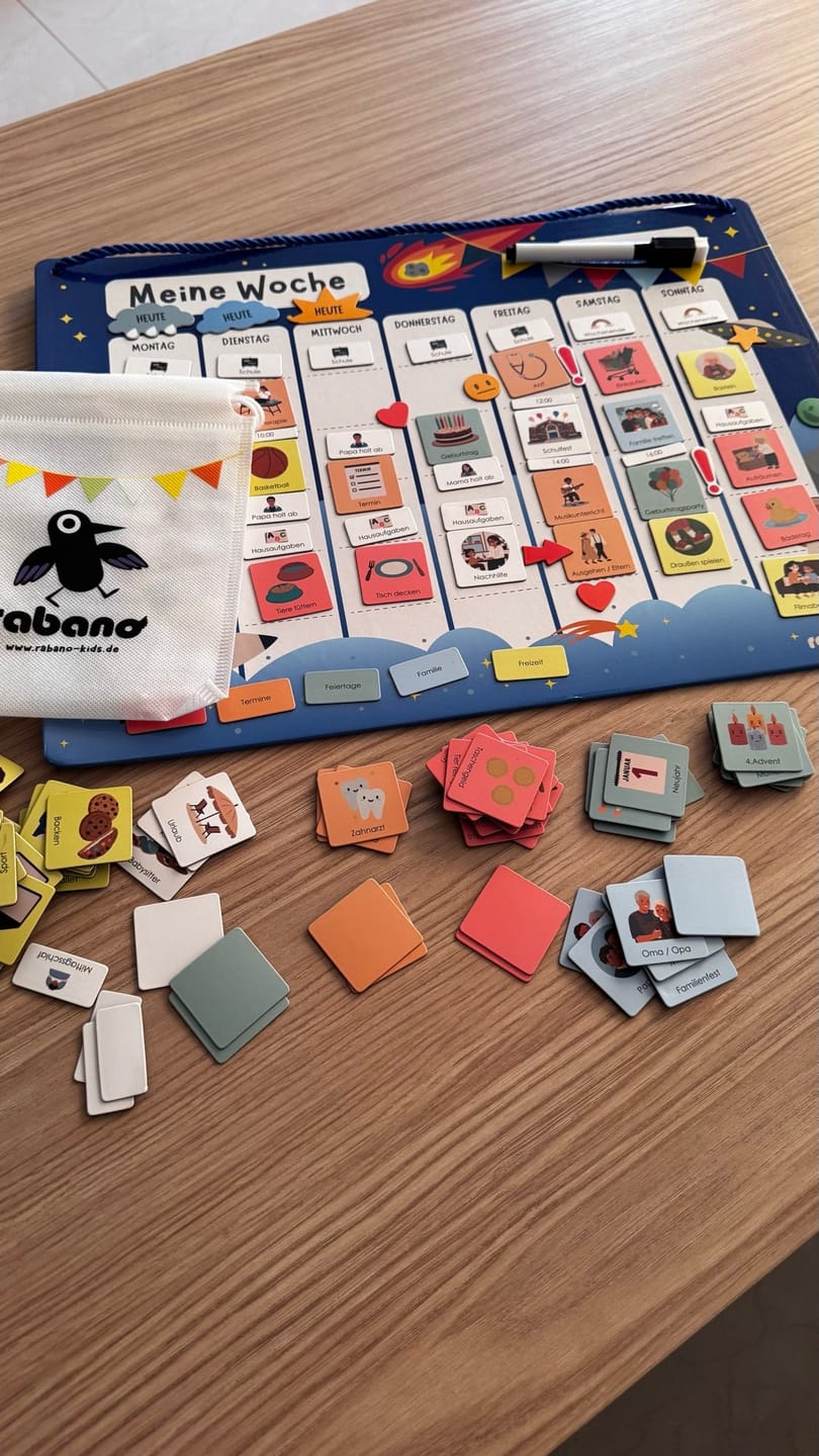 Customer photo review of Wochenplaner für Kinder Safari
