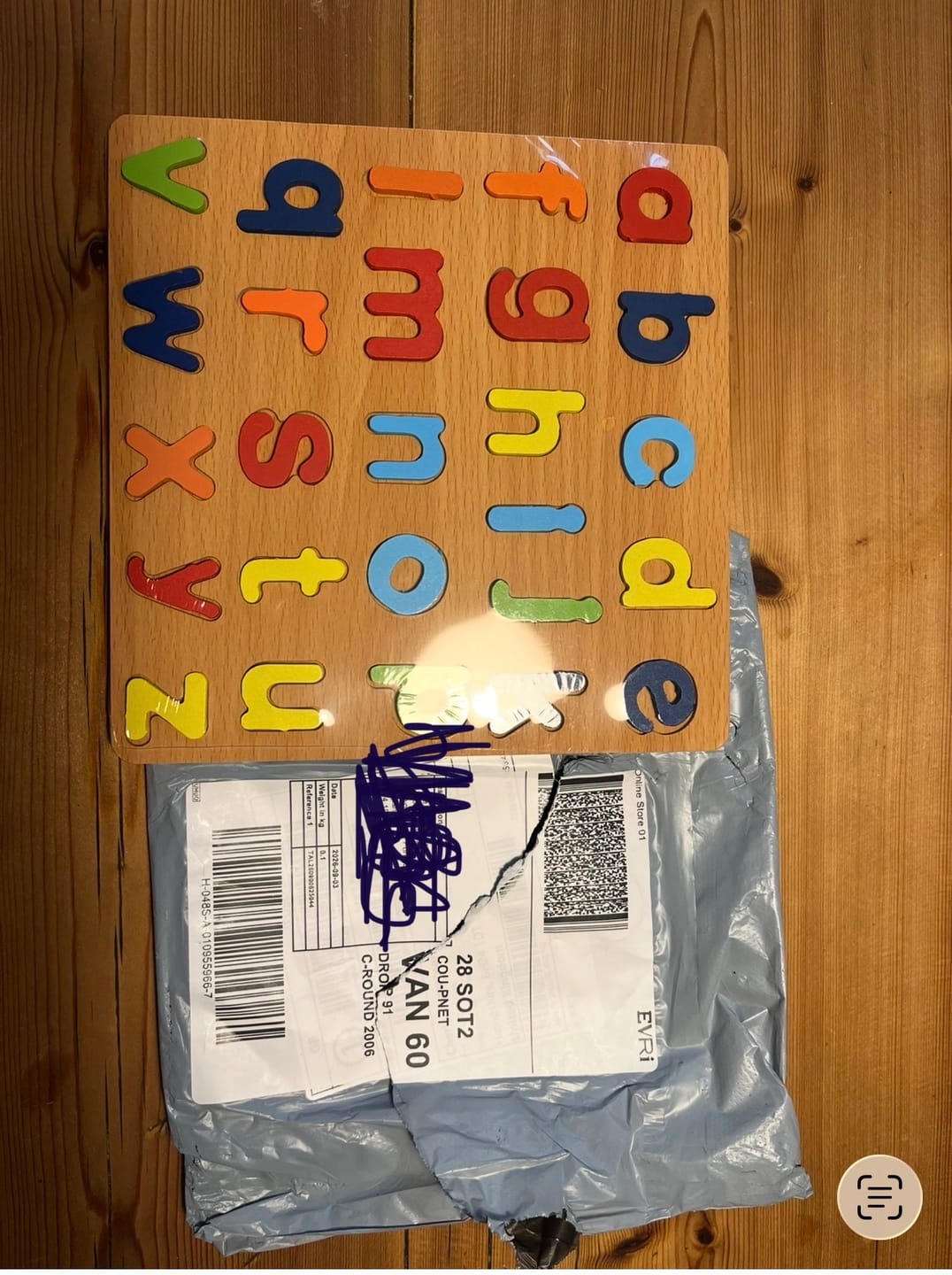 Customer photo review of Montessori Phonics Cabinet with 120 Miniature Objects