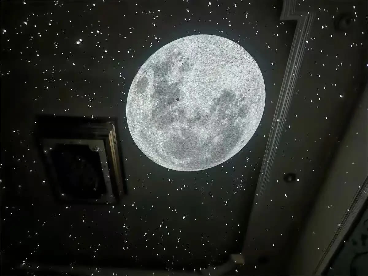 Customer photo review of Starry sky projection lamp