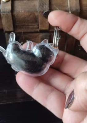 Customer photo review of Llavero GuardaPelito