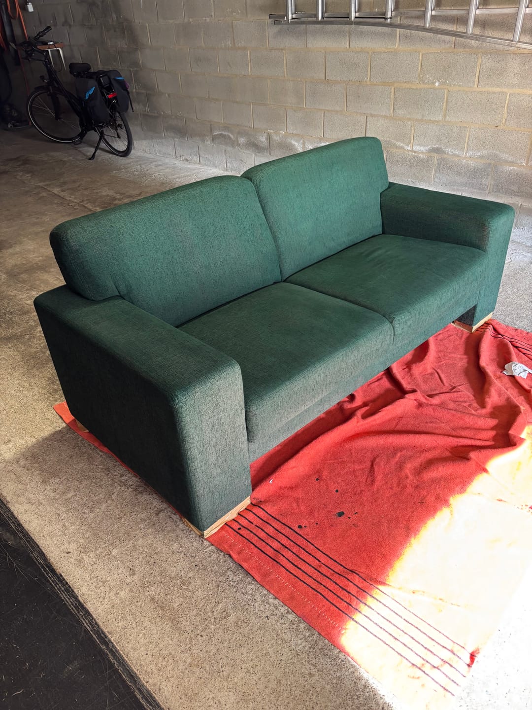 Customer photo review of Fabric Paint -- Dark Green