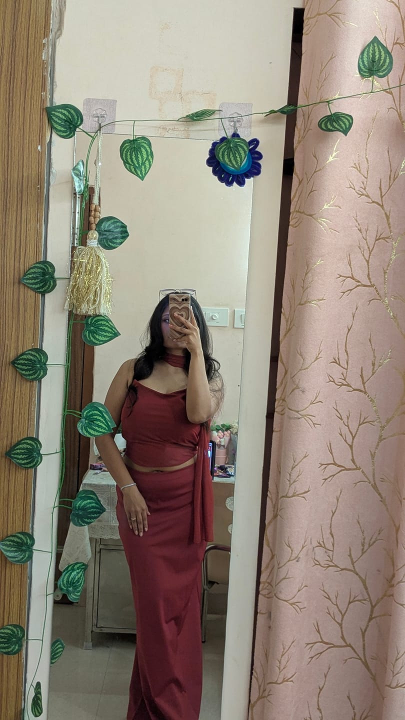 Customer photo review of Cornelia Corset Maxi Co-ord Set