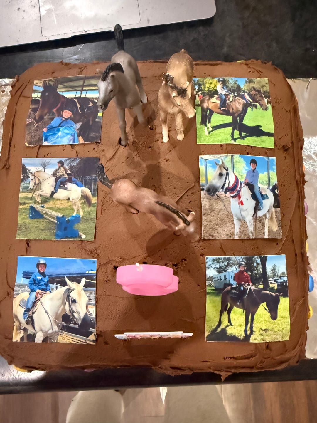 Customer photo review of 6  x 7 cm Square Cookie Custom Edible Icing Images