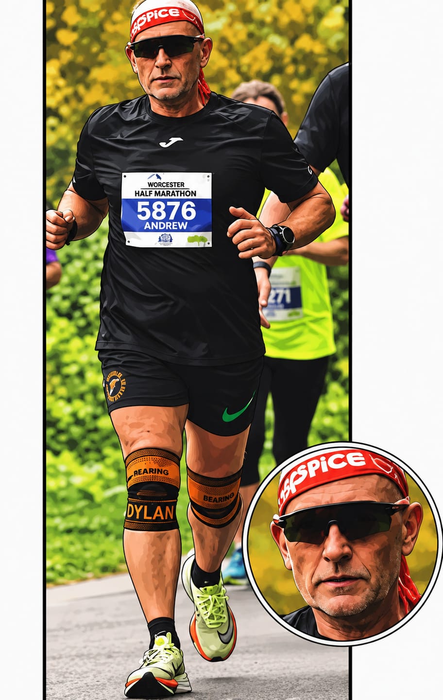 Customer photo review of Pair of Wrist Supports For Arthritic & Sports Pain Relief