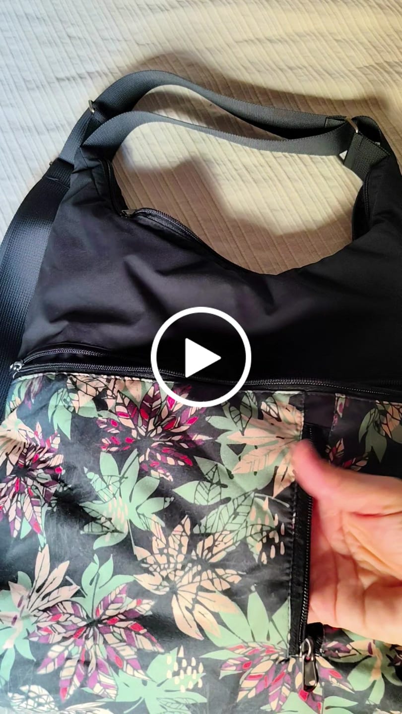 Customer video review of Mochila - Bolso - Tote Bag Impermeable · Multifunción · "Nepal" Autumn Jungle · Súper ligera · Pieza Núm. 19484