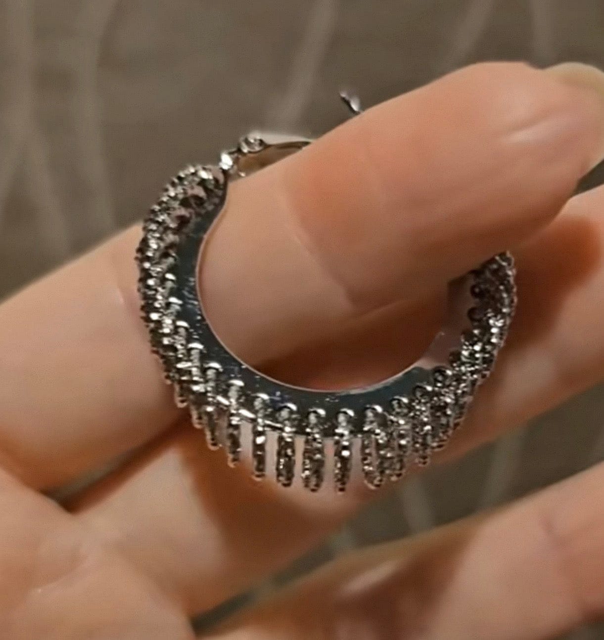Customer photo review of Luella Earrings