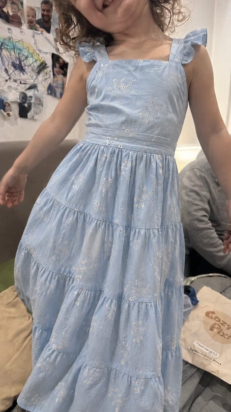 Customer photo review of Vestido Largo para niña - Gabriela