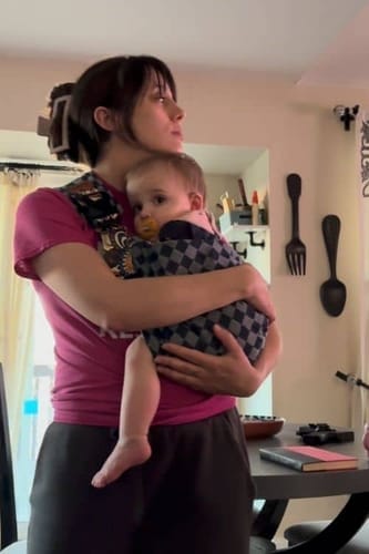 Customer photo review of Porte-bébé latéral
