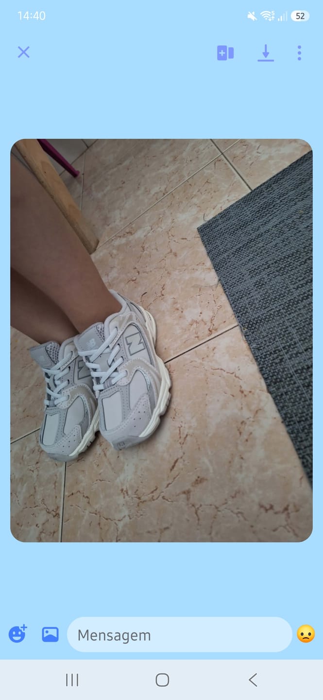 Customer photo review of Sapatilhas New Balance 530 Bebé Bege