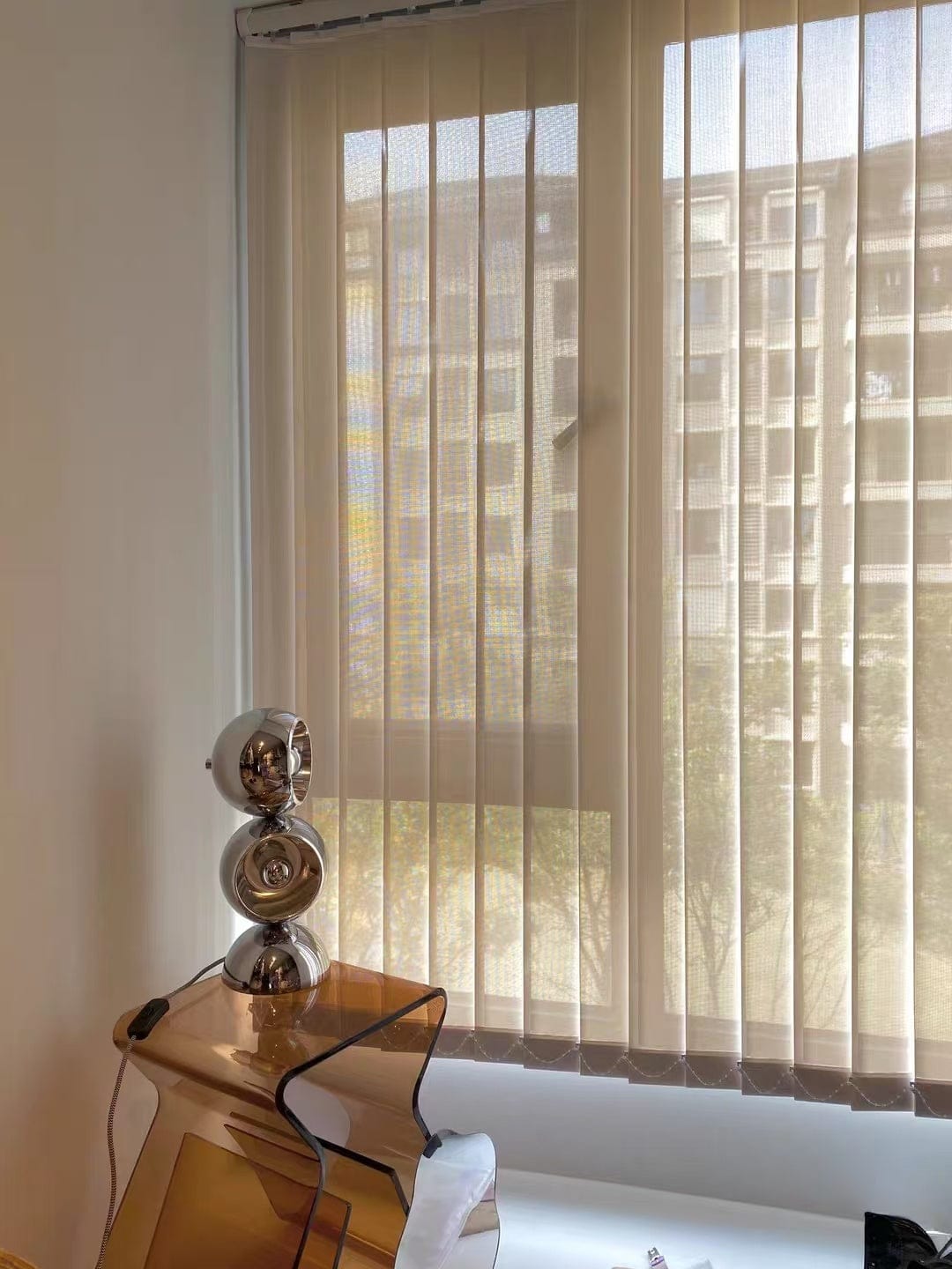 Customer photo review of Astra Rotatable Silver Sphere Table Lamp & Floor Lamp