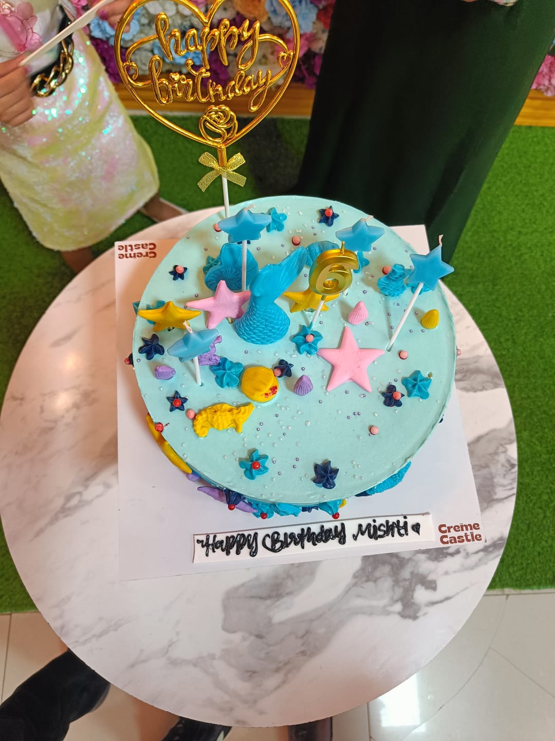 Customer photo review of Mermaid Life Cake
