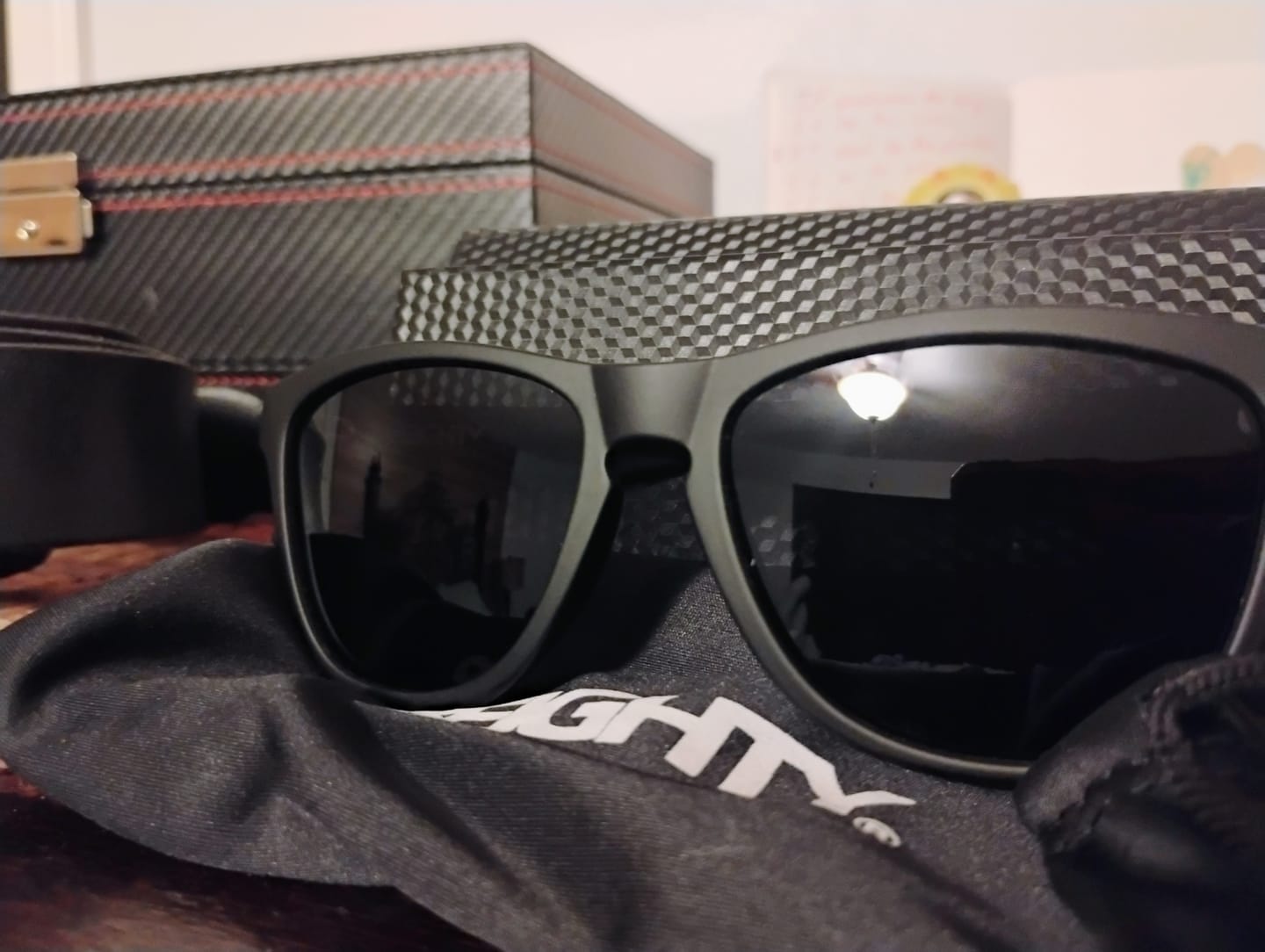 Customer photo review of 80Eighty® Polarized Shady Sunglasses