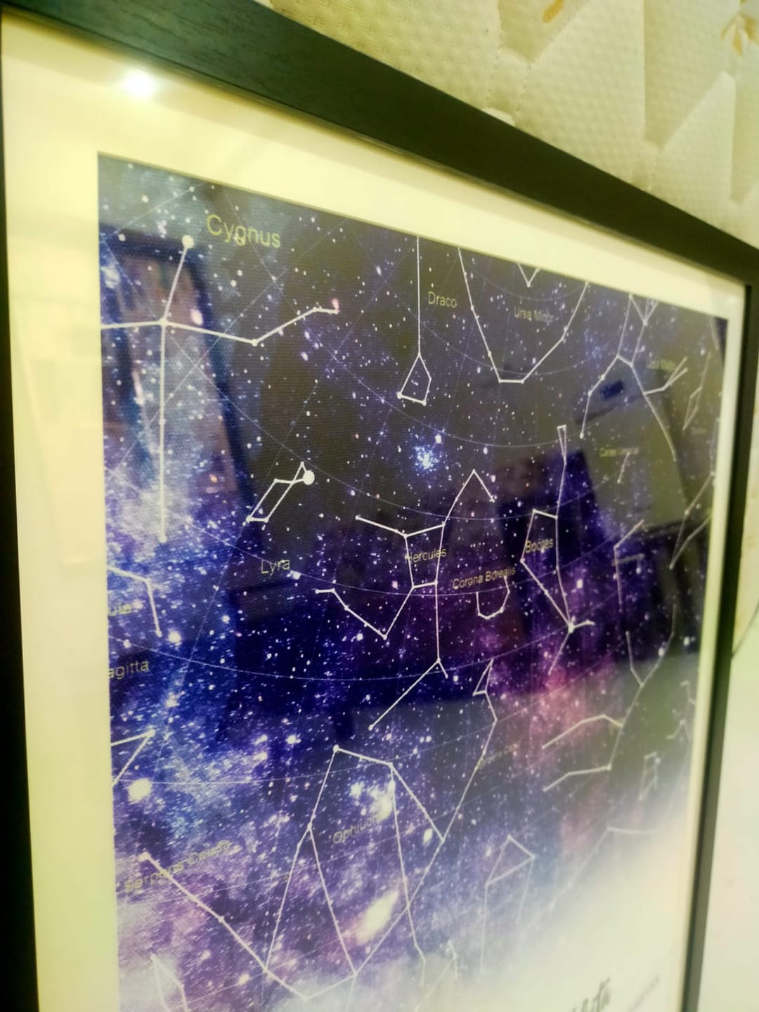 Customer photo review of COSMIC LOVE PERSONALIZED STAR MAP