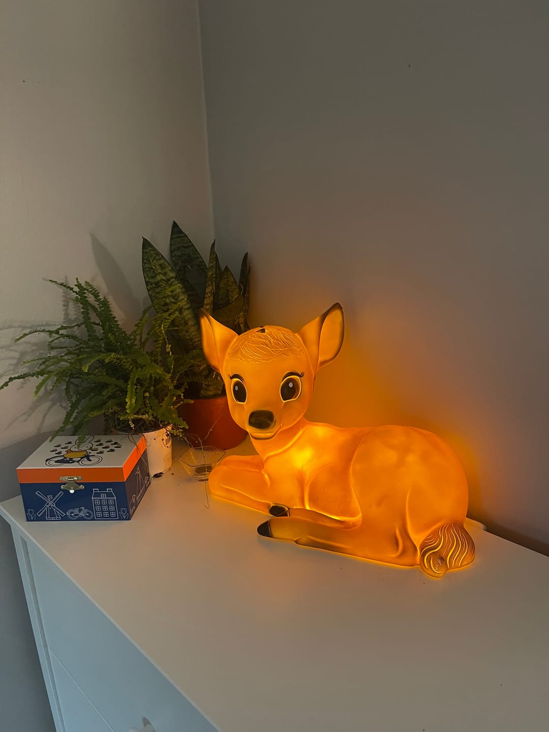 Customer photo review of Lying Fawn Lamp by Egmont